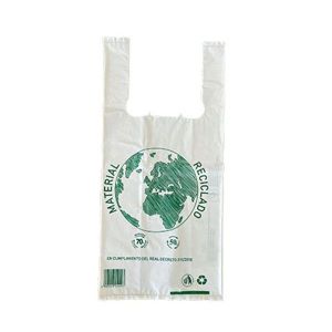 BOLSA ASA CAMISETA UNIDAD 70% RECICLADO 40X50 G200