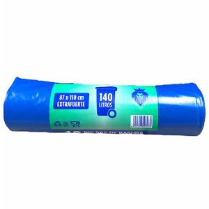 B. BASURA BD AZUL 140L RESISTENTE 87X110 G200 R10