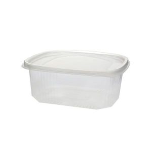 TARRINA BISAGRA PP 1000-W MICROONDABLE PAQ.50 UDS