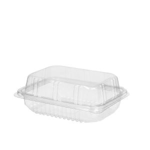 TARRINA BISAGRA RPET 250 CC TAPA ALTA PAQ.60UDS