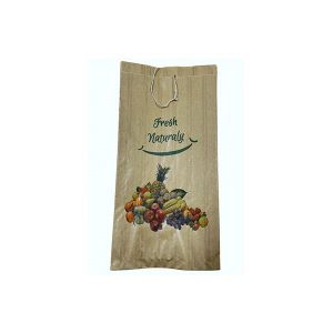 BOLSA PAPEL GENERICA FRUTAS 14+7X29 - 40 GRS