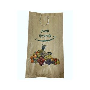 BOLSA PAPEL GENERICA FRUTAS 18+8X33 - 40 GRS