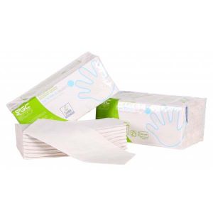 TOALLA RECICLADA 2 CAPAS 23X20 GC PAQ. 196 CAJA 20
