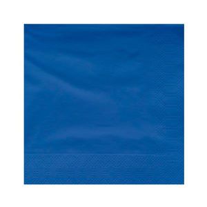 SERVILLETA PASTA 40X40 2C AZUL OSCURO 50 SERVICIOS