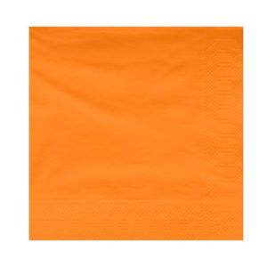 SERVILLETA PASTA 40X40 2C NARANJA 50 SERVICIOS