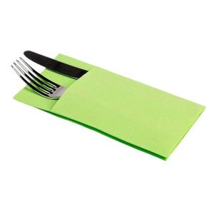 SERVILL. KANGURO PP 40X40 PISTACHO PAQ.60 UDS