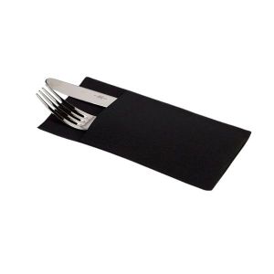 SERVILL. KANGURO PP 40X40 NEGRO PAQ.60 UDS