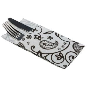 SERVILL. KANGURO PP 40X40 BLANCO CACHEMIR NEGRO 60