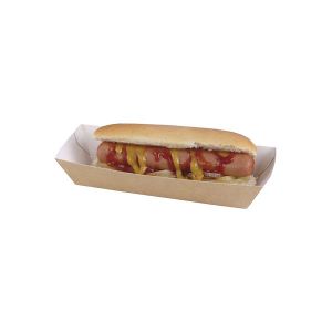 BARQUILLA HOT DOG CARTON KRAFT 172X55X38 MM.