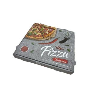 CAJA CARTON PIZZA 26X26X4 - MODELO 