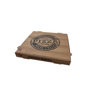 CAJA CARTON PIZZA NATURAL 33X33X4 - MOD. 