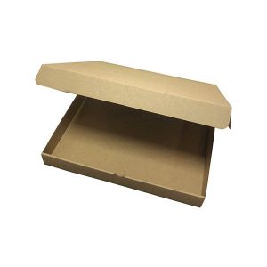 CAJA PARA PIZZA 30X30X4 KRAFT ANONIMA PAQ.100