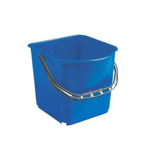 CUBO RECTANGULAR 18 L PARA EQUIPO LIMPIEZA COLORES