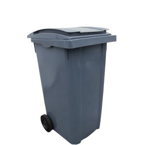CONTENEDOR INDUSTRIAL RSU CON RUEDAS 240L GRIS