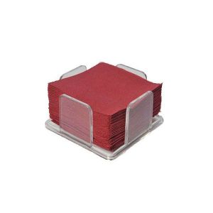 SERVILLETERO PARA 20X20 METACRILATO TRANSPARENTE