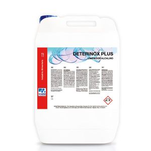 LIMPIADOR ALCALINO DETERINOX PLUS 24 KG. H.A.