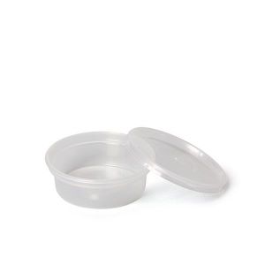 TARRINA REDONDA HERMETICA 250 CC. TRANSPARENTE