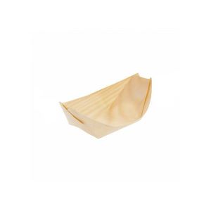 BARQUETA DE MADERA 11X6,5X2CM CATERING PAQ.50 UDS