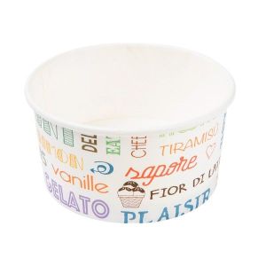 TARRINA HELADO CARTON PAROLE 180 ML - Ø8,7X5,2 CM