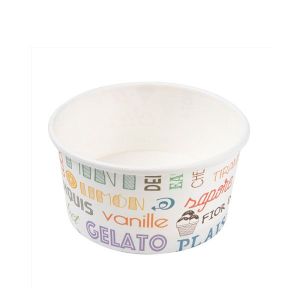 TARRINA HELADO CARTON PAROLE 150 ML - Ø8,5x4,5 CM