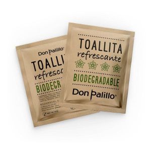 TOALLITA REFRESCANTE TNT BIODEGRADABLE C/500 UD