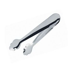 PINZA HIELO INOX CON MUELLE
