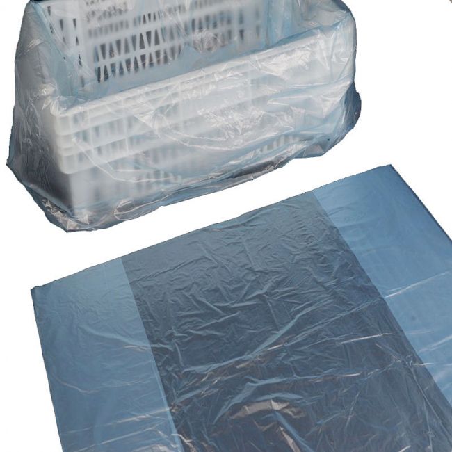 Imagen grande SACO BAJA PRESION HDPE AZUL/TRANSLU 107/67X65 G100