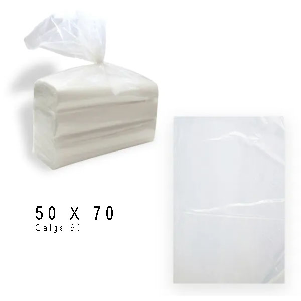 Imagen grande SACO BAJA PRESION HDPE TTE. 50X70 G-90 PAQ.250 UDS