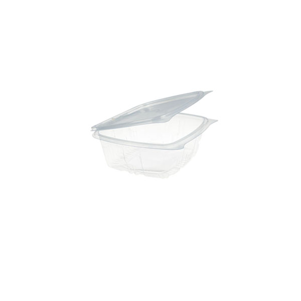 Imagen grande TARRINA BISAGRA PET 250 C.C BOCA 500 (BANDESUR)