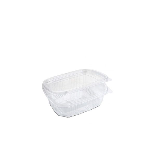 Imagen grande TARRINA BISAGRA PET 250 C.C BOCA ESTRECHA(bandesu)