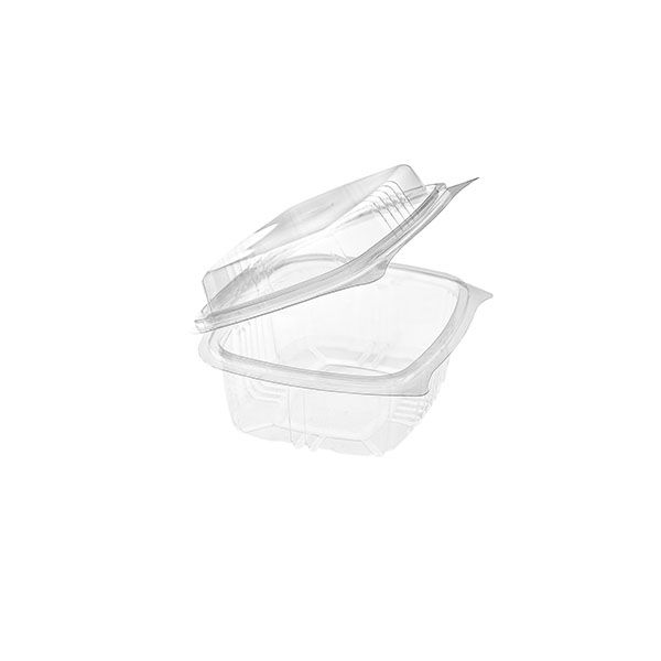 Imagen grande TARRINA BISAGRA PET 500 C.C TAPA ALTA TERMOFORMAD.