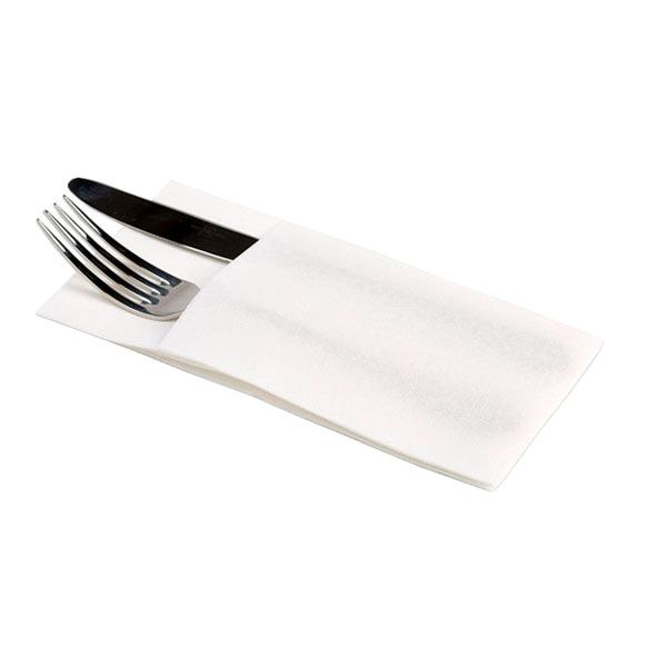 Imagen grande SERVILL. KANGURO PP 40X40 BLANCA PAQ.60 UDS