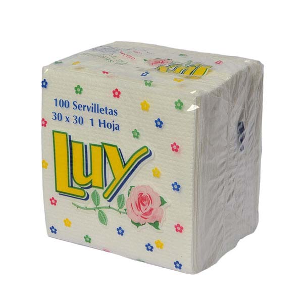 Imagen grande SERVILLETA IMPRESA 30X30 1C BLANCO 100 SERV