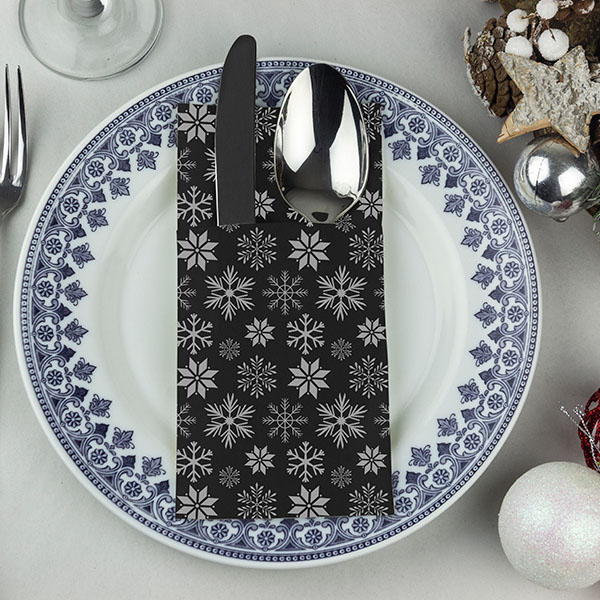 Imagen grande SERVILLETA KANGURO AIRSOFT NEGRO/ESTRELLA C/240