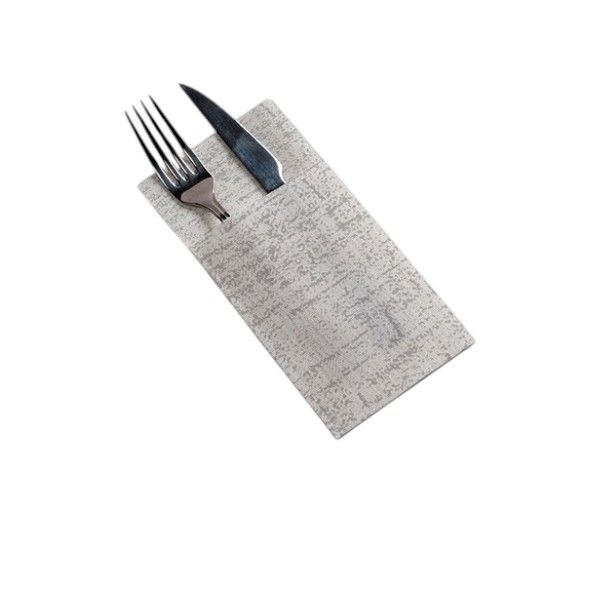 Imagen grande SERVILLETA KANGURO AIRLAID 40X40 STRAUSS GRIS 60U