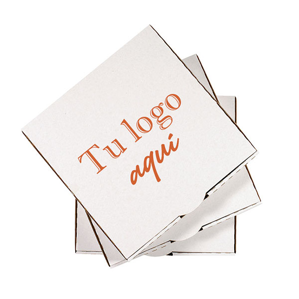 Imagen grande CAJA PARA PIZZA BLANCO IMPRESA 33X33X4