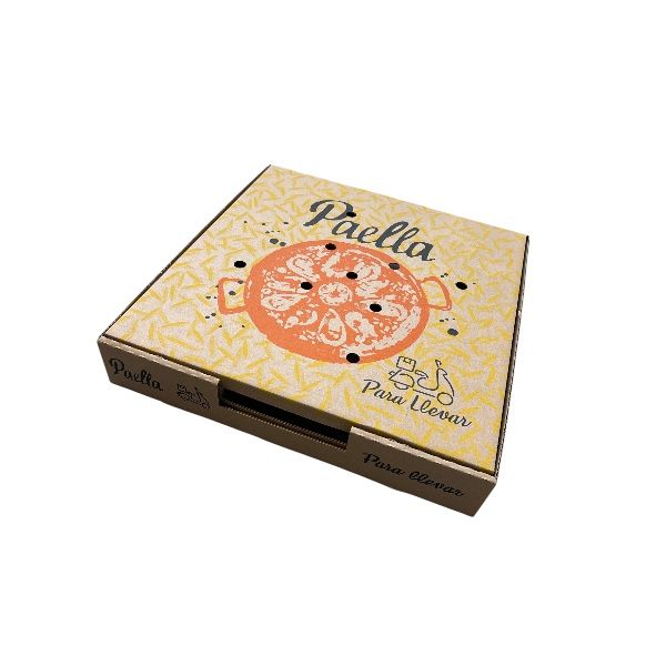 Imagen grande CAJA CARTON PORTA-PAELLAS GENERICA 45X45X7,5 CM