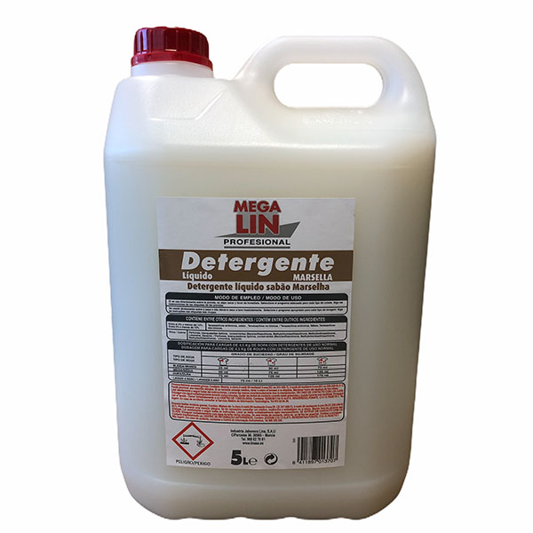 Imagen grande DETERGENTE LIQUIDO MARSELLA MEGALIN (ANABEL) 5 L.