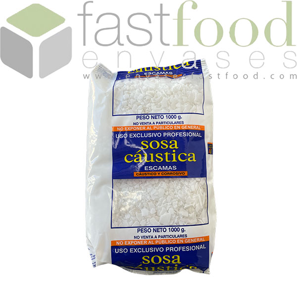 Imagen grande SOSA CAUSTICA EN ESCAMAS BOLSA 1 KG.
