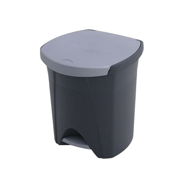 Imagen grande CUBO PEDAL ECOLOGICO NEGRA CON SEPARADOR 30+18 L.