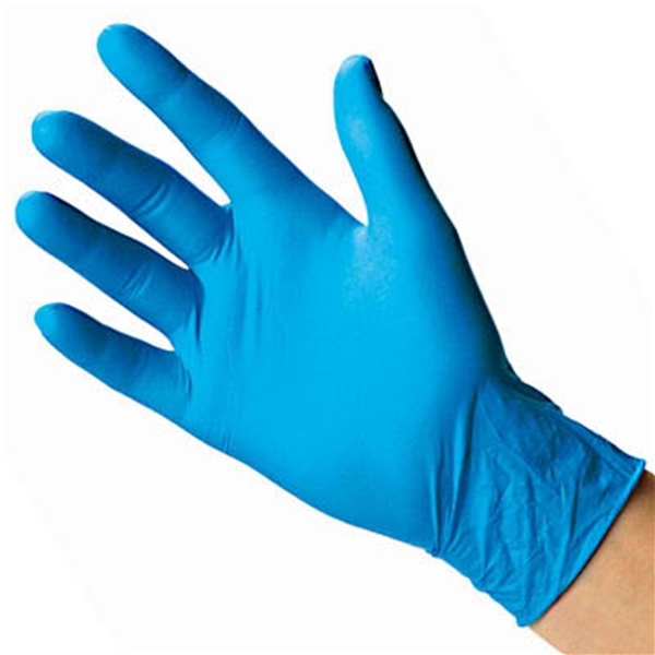 Guantes de nitrilo azul desechables de talla M – 100 uds