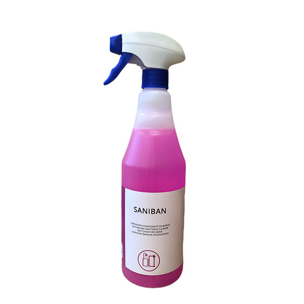 Imagen grande LIMPIADOR HIGIENIZANTE BAÑOS SANIBAN PULVER.750 ML