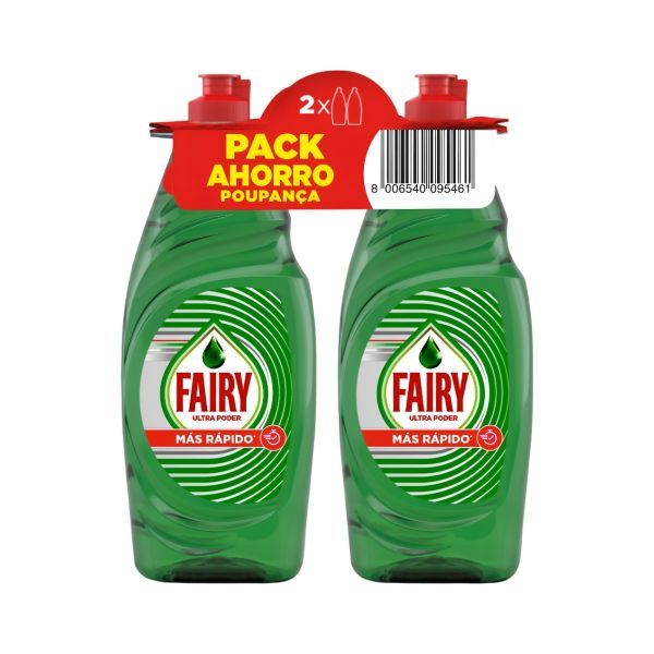 Imagen grande LAVAVAJILLAS FAIRY ULTRA PODER MANUAL PACK-2 650ML