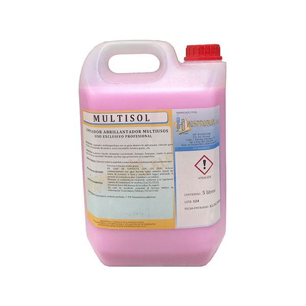 Imagen grande LIMPIADOR ABRILLANTADOR MULTIUSOS MULTISOL 5L