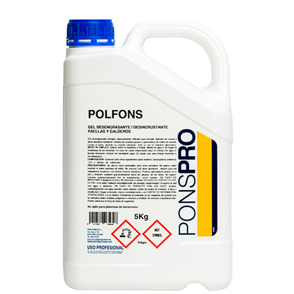 Imagen grande GEL DESENGRASANTE PAELLAS POLFONS - ASEVI 5 L.