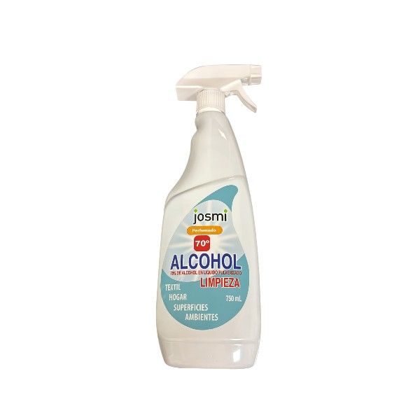 Imagen grande ALCOHOL DE LIMPIEZA 70% JOSMI PULVERIZADOR 750 ML