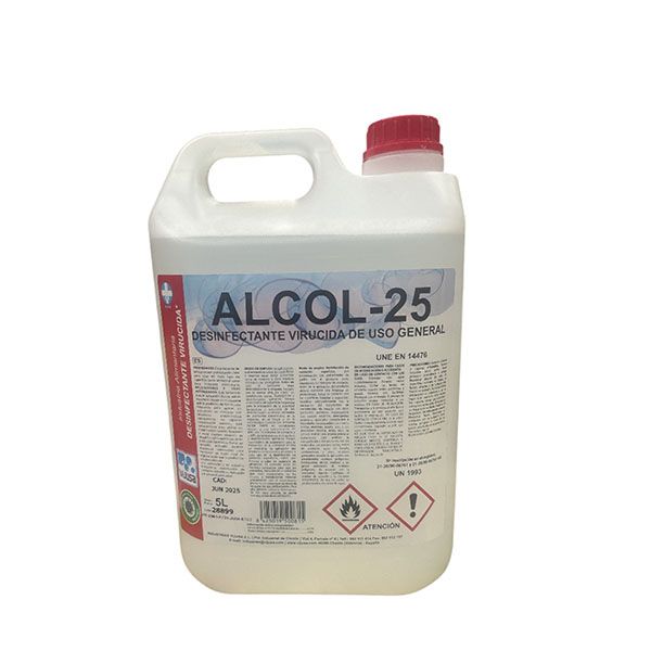 Imagen grande DESINFECTANTE DE USO GENERAL ALCOL 25 5L