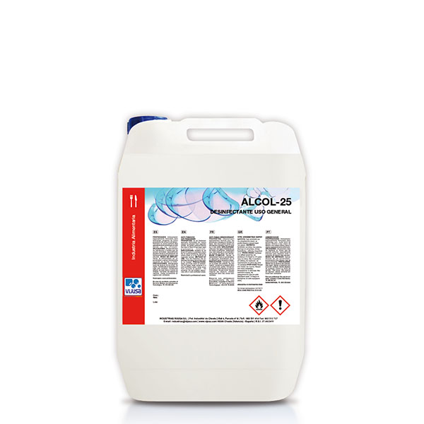 Imagen grande DESINFECTANTE DE USO GENERAL ALCOL-25 5 L.
