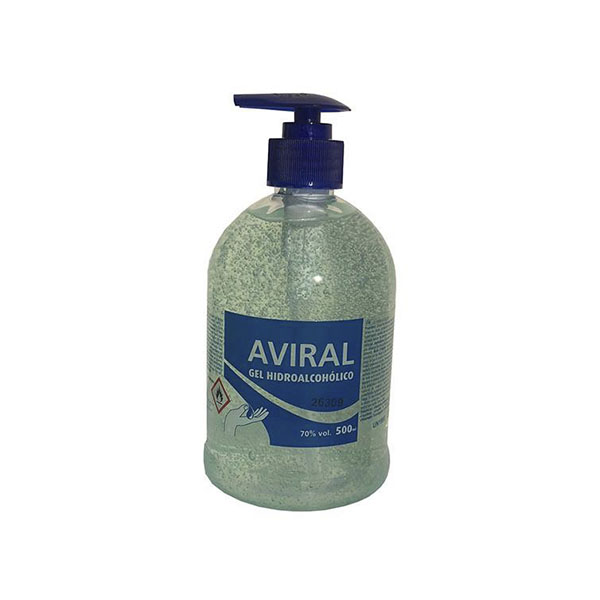 Imagen grande GEL HIDROALCOHOLICO AVIRAL PERFUMADO DOSIF. 500 ML
