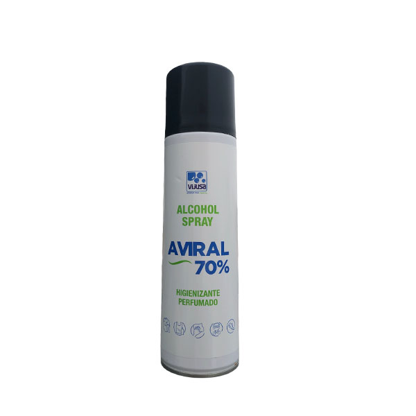 Imagen grande HIGIENIZANTE 70% ALCOHOL - AVIRAL - SPRAY 500 ML.